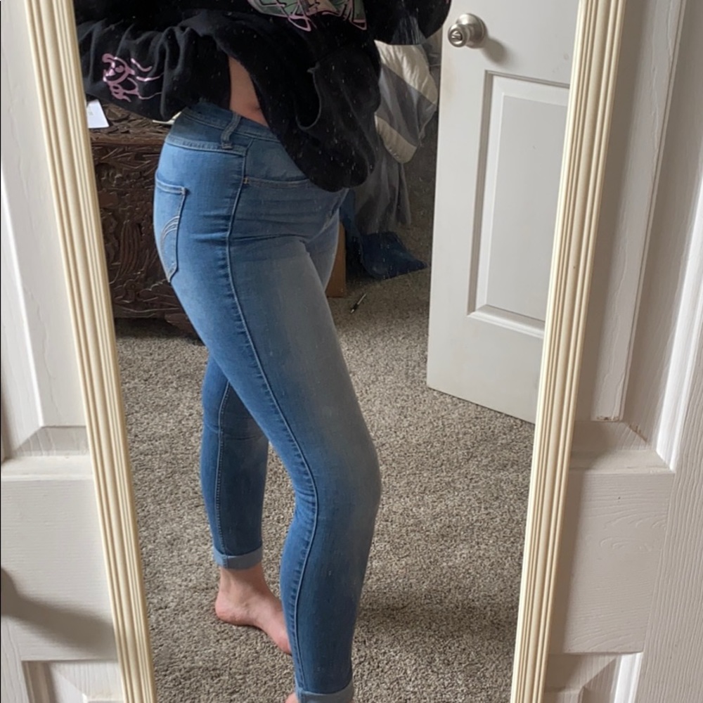 size 3 long hollister jegging